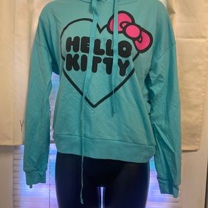 Hello Kitty Sanrio 1976 -2013  hoodie Jerry Leigh size  jr small.